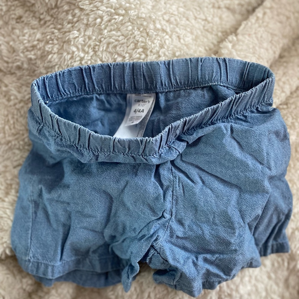Carters brand new denim style shorts
